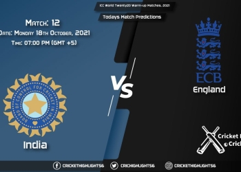 ICC World Twenty20 Warm-up Matches, 2021, Match 12 IND vs ENG, Playing 11 & Today's Match Predictions