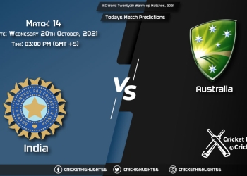 ICC World Twenty20 Warm-up Matches, 2021, Match 14 IND vs AUS, Playing 11 & Today's Match Predictions