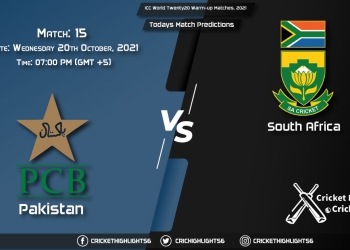 ICC World Twenty20 Warm-up Matches, 2021, Match 15 PAK vs SA, Playing 11 & Today's Match Predictions
