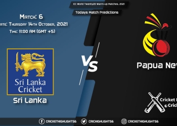 ICC World Twenty20 Warm-up Matches, 2021, Match 6 SL vs PNG, Playing 11 & Today's Match Predictions
