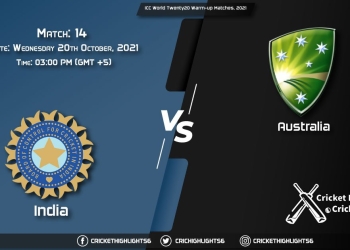 IND vs AUS Live Score Match 14, Playing 11 Live Match Today, October 20, 2021, ICC World Twenty20 Warm-up Matches, 2021