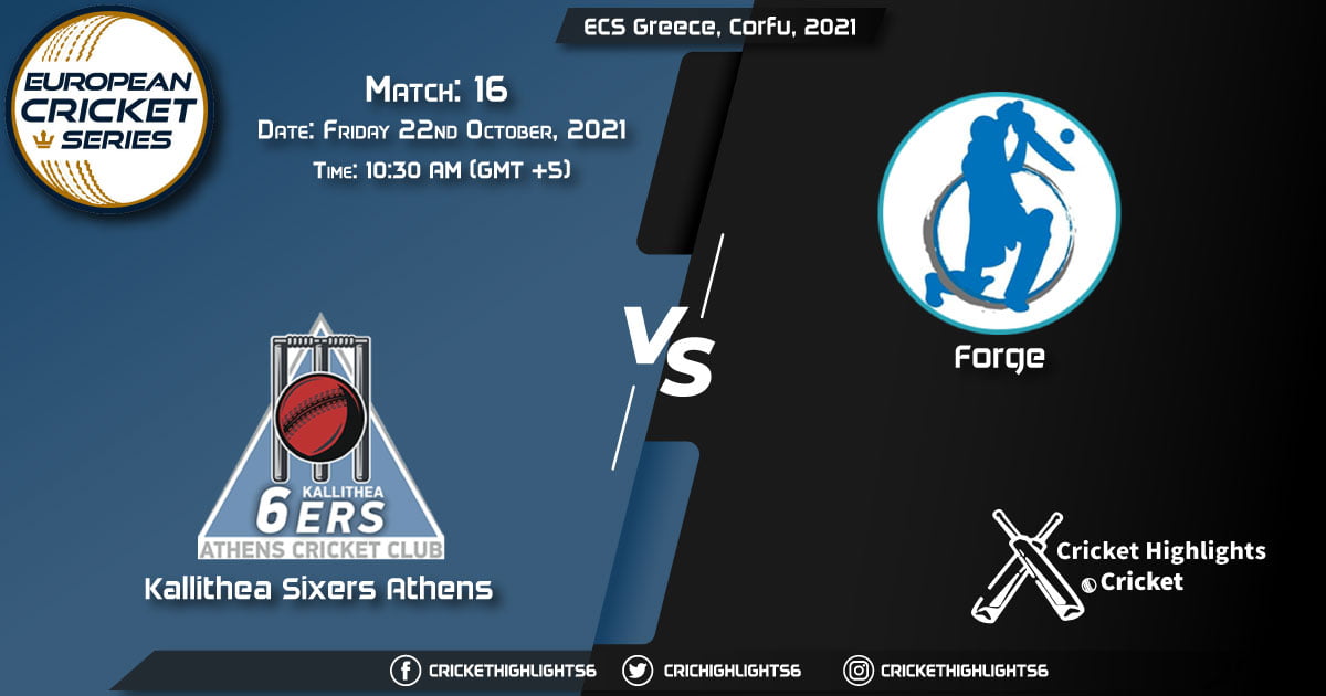 KSA vs FOR Live Score Match 16, Playing 11 Live Match Today, October 22, 2021, ECS Greece, Corfu, 2021