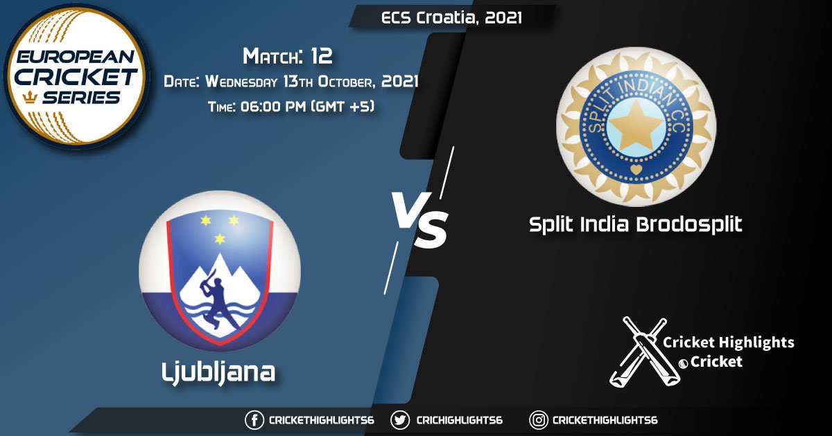 LJU vs SIB, Live Scorecard, Match 12, October 13, 2021, Live Cricket Score, ECS Croatia, 2021