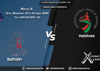 MAH vs MLD Live Score Match 6, Playing 11 Live Match Today, October 27, 2021, ICC World Twenty20 Asia A Qualifier, 2021