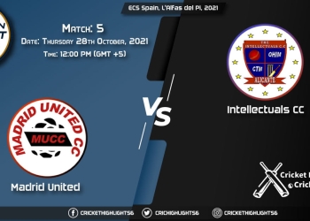 MAU vs INT Live Score Match 5, Playing 11 Live Match Today, October 28, 2021, ECS Spain, L'Alfas del Pi, 2021