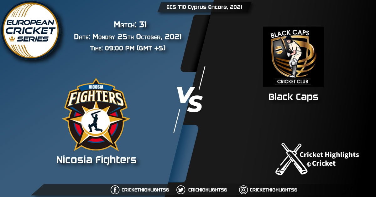 NFCC vs BCP Live Score Match 31, Playing 11 Live Match Today, October 25, 2021, ECS T10 Cyprus Encore, 2021
