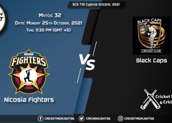 NFCC vs BCP Live Score Match 32, Playing 11 Live Match Today, October 25, 2021, ECS T10 Cyprus Encore, 2021