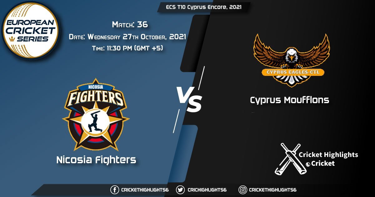 NFCC vs CYM Live Score Match 36, Playing 11 Live Match Today, October 27, 2021, ECS T10 Cyprus Encore, 2021
