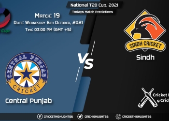 National T20 Cup, 2021, Match 19: CEP vs SIN, Playing 11 & Today's Match Predictions