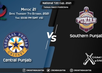 National T20 Cup, 2021, Match 21 CEP vs SOP, Playing 11 & Today's Match Predictions
