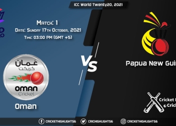 OMA vs PNG Live Score Match 1, Playing 11 Live Match Today, October 17, 2021, ICC World Twenty20, 2021