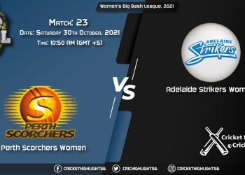 PS-W vs AS-W Live Score Match 23, Playing 11 Live Match Today, October 30, 2021, Women's Big Bash League, 2021