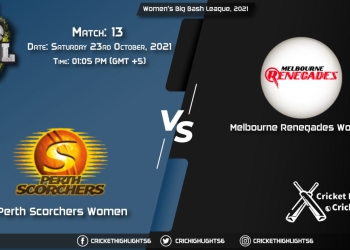 PS-W vs MR-W Live Score Match 13, Playing 11 Live Match Today, October 23, 2021, Women's Big Bash League, 2021
