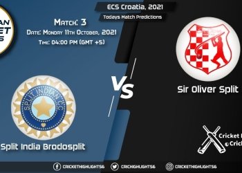 SIB vs SOS Live Score Match 3, Playing 11 Live Match Today, October 11, 2021, ECS Croatia, 2021