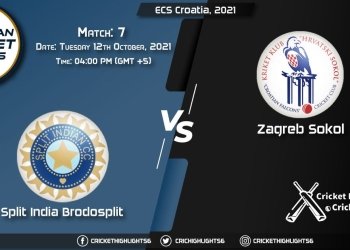 SIB vs ZAS Live Score Match 7, Playing 11 Live Match Today, October 12, 2021, ECS Croatia, 2021