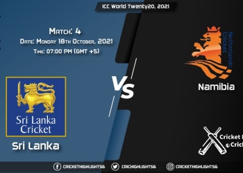 SL vs NAM Live Score Match 4, Playing 11 Live Match Today, October 18, 2021, ICC World Twenty20, 2021