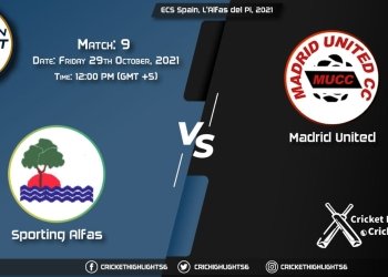 SPA vs MAU Live Score Match 9, Playing 11 Live Match Today, October 29, 2021, ECS Spain, L'Alfas del Pi, 2021