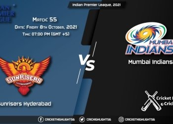 SRH vs MI Live Score Match 55, Playing 11 Live Match Today, October 8, 2021, Indian Premier League, 2021