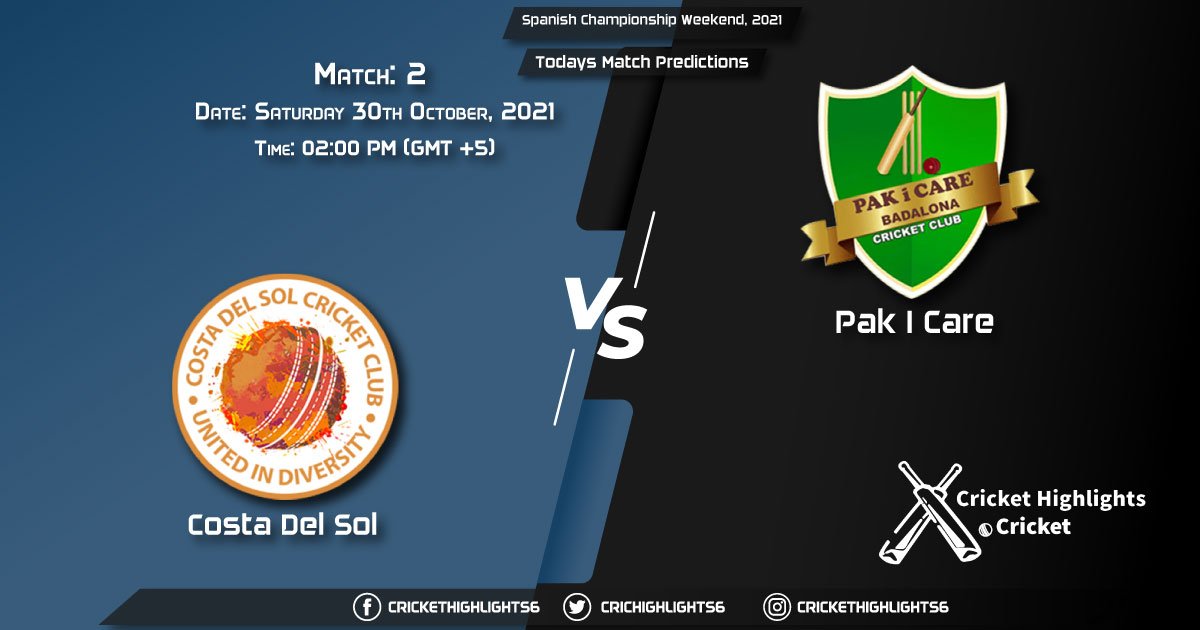 Spanish Championship Weekend, 2021, Match 2 CDS vs PIC, Playing 11 & Today's Match Predictions