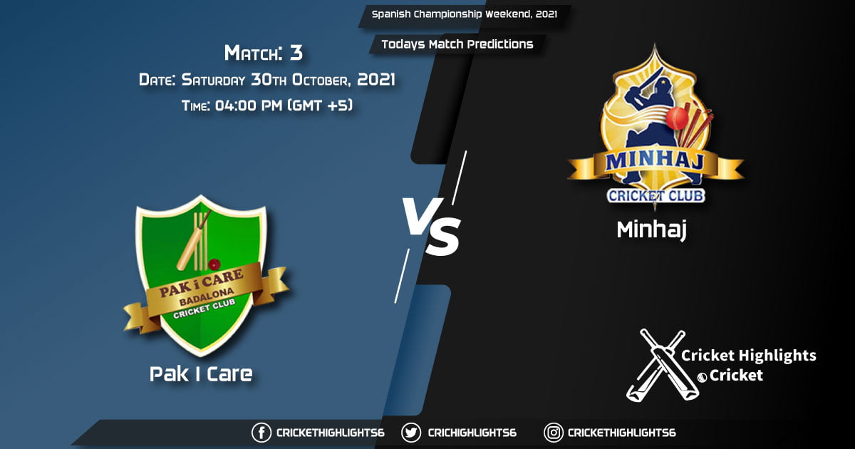 Spanish Championship Weekend, 2021, Match 3 PIC vs MIN, Playing 11 & Today's Match Predictions