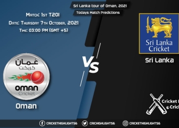 Sri Lanka tour of Oman, 2021, Match 1 T20I OMN vs SL, Playing 11 & Today's Match Predictions