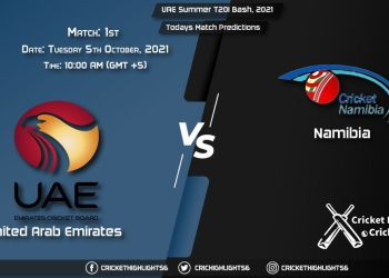 UAE Summer T20I Bash, 2021, Match 1 UAE vs NAM, Playing 11 & Today's Match Predictions
