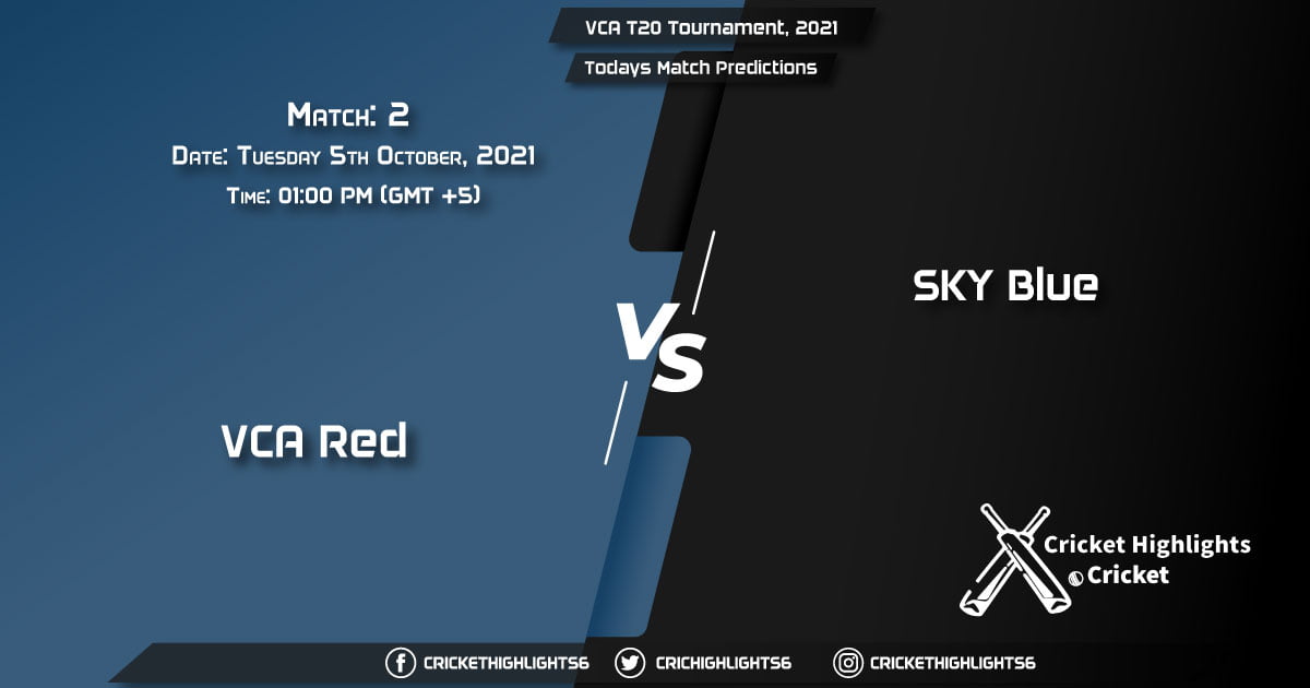VCA T20 Tournament, 2021, Match 2: RD vs SKB, Playing 11 & Today's Match Predictions