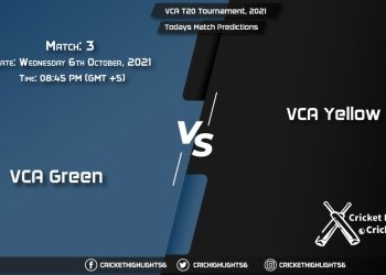 VCA T20 Tournament, 2021, Match 3 GRN vs YLW, Playing 11 & Today's Match Predictions
