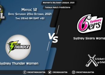 Women's Big Bash League, 2021, 2021, Match 12 ST-W vs SS-W, Playing 11 & Today's Match Predictions