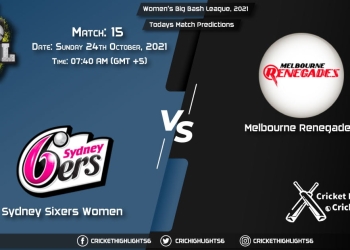 Women's Big Bash League, 2021, 2021, Match 15 SS-W vs MR-W, Playing 11 & Today's Match Predictions