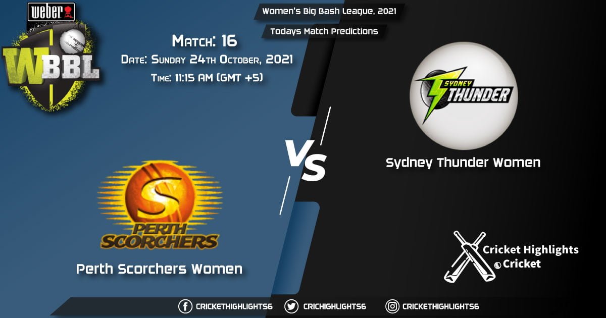 Women's Big Bash League, 2021, 2021, Match 16 PS-W vs ST-W, Playing 11 & Today's Match Predictions