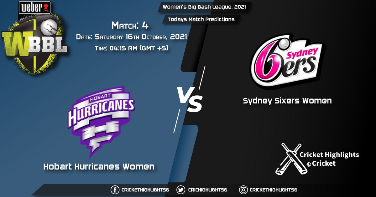 Women's Big Bash League, 2021, 2021, Match 4 PS-W vs BH-W, Playing 11 & Today's Match Predictions