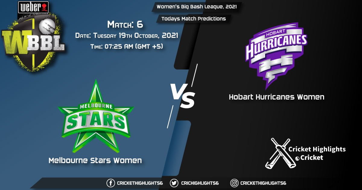 Women's Big Bash League, 2021, 2021, Match 6 MS-W vs HB-W, Playing 11 & Today's Match Predictions