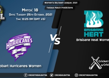 Women's Big Bash League, 2021, Match 18 HB-W vs BH-W, Playing 11 & Today's Match Predictions