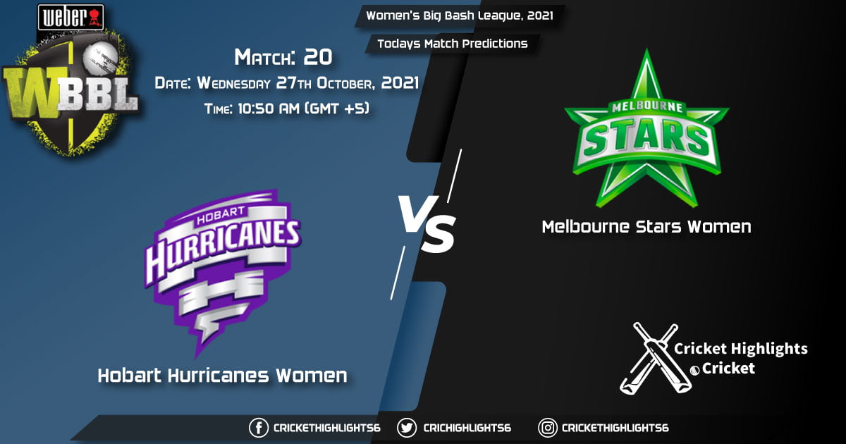 Women's Big Bash League, 2021, Match 20 HB-W vs MS-W, Playing 11 & Today's Match Predictions