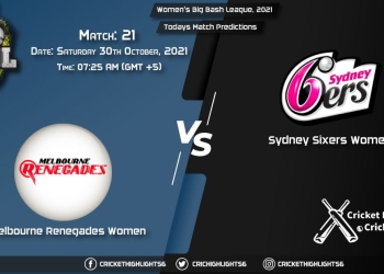 Women's Big Bash League, 2021, Match 21 MR-W vs SS-W, Playing 11 & Today's Match Predictions