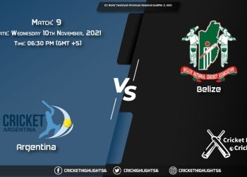 ARG vs BIZ, Live Scorecard, Match 9, November 10, 2021, Live Cricket Score, Portugal T10, 2021
