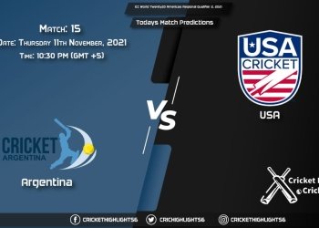 ARG vs USA, Live Scorecard, Match 15, November 11, 2021, Live Cricket Score, Portugal T10, 2021