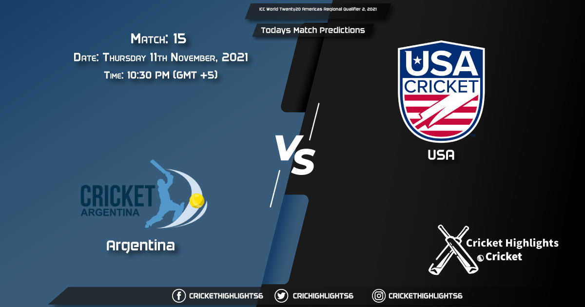 ARG vs USA, Live Scorecard, Match 15, November 11, 2021, Live Cricket Score, Portugal T10, 2021