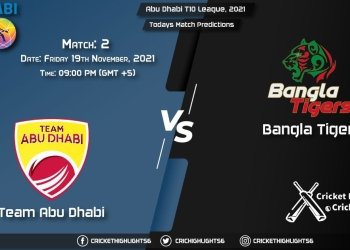 Abu Dhabi T10 League, 2021, Match 2 TAD vs BT, Playing 11 &a Today's Match Predictions