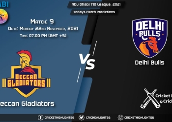 Abu Dhabi T10 League, 2021, Match 9 DG vs DB, Playing 11 & Today's Match Predictions