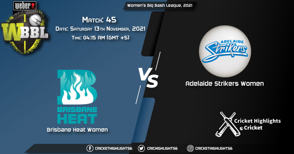 BH-W vs AS-W, Live Scorecard, Match 45, November 13, 2021, Live Cricket Score, Women's Big Bash League, 2021