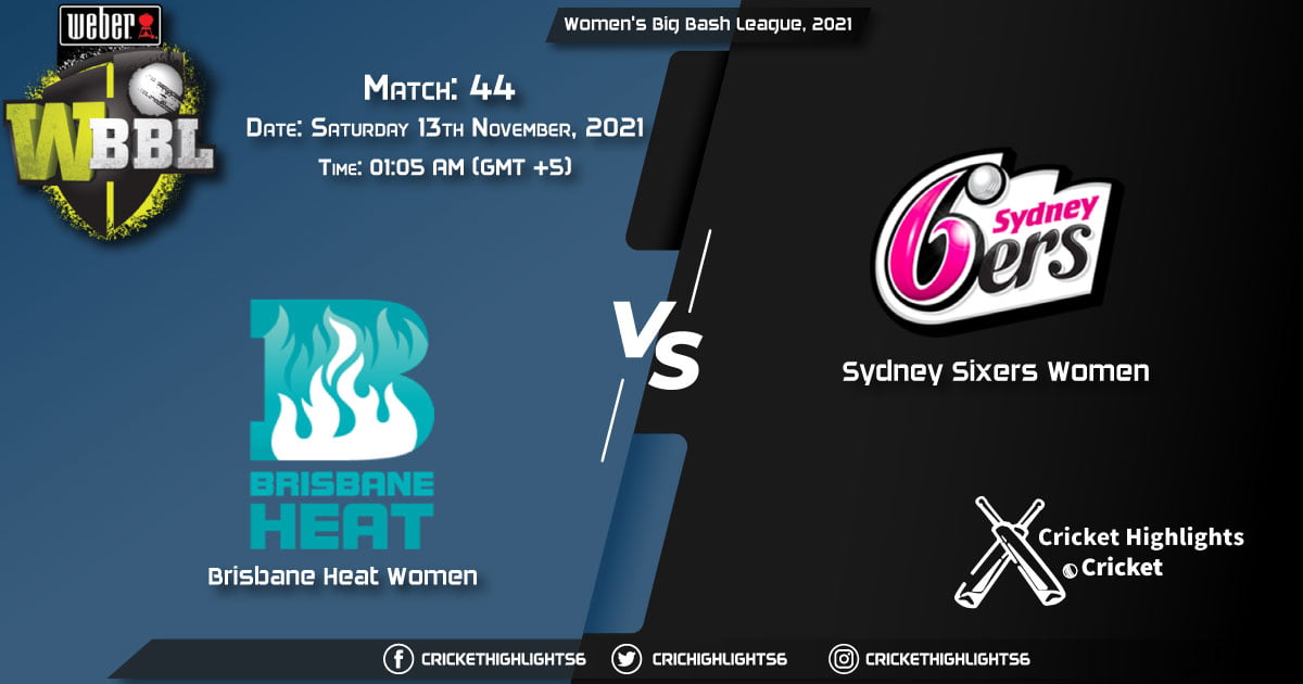 BH-W vs SS-W, Live Scorecard, Match 44, November 13, 2021, Live Cricket Score, Women's Big Bash League, 2021