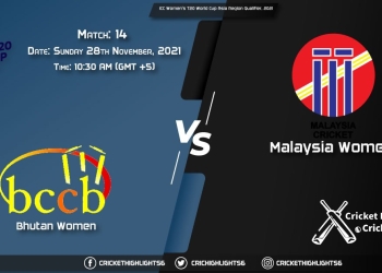 BHU_W vs ML-W, Live Scorecard, Match 14, November 28, 2021, Live Cricket Score, ICC Women's T20 World Cup Asia Region Qualifier, 2021