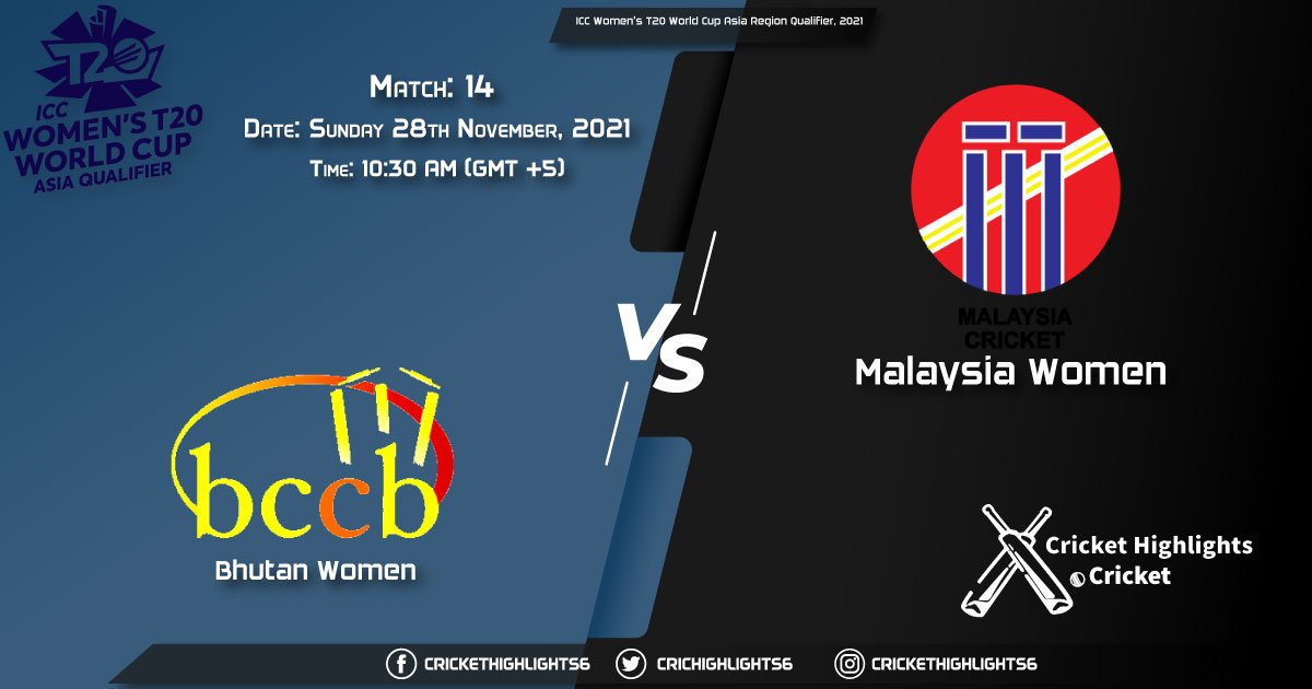 BHU_W vs ML-W, Live Scorecard, Match 14, November 28, 2021, Live Cricket Score, ICC Women's T20 World Cup Asia Region Qualifier, 2021