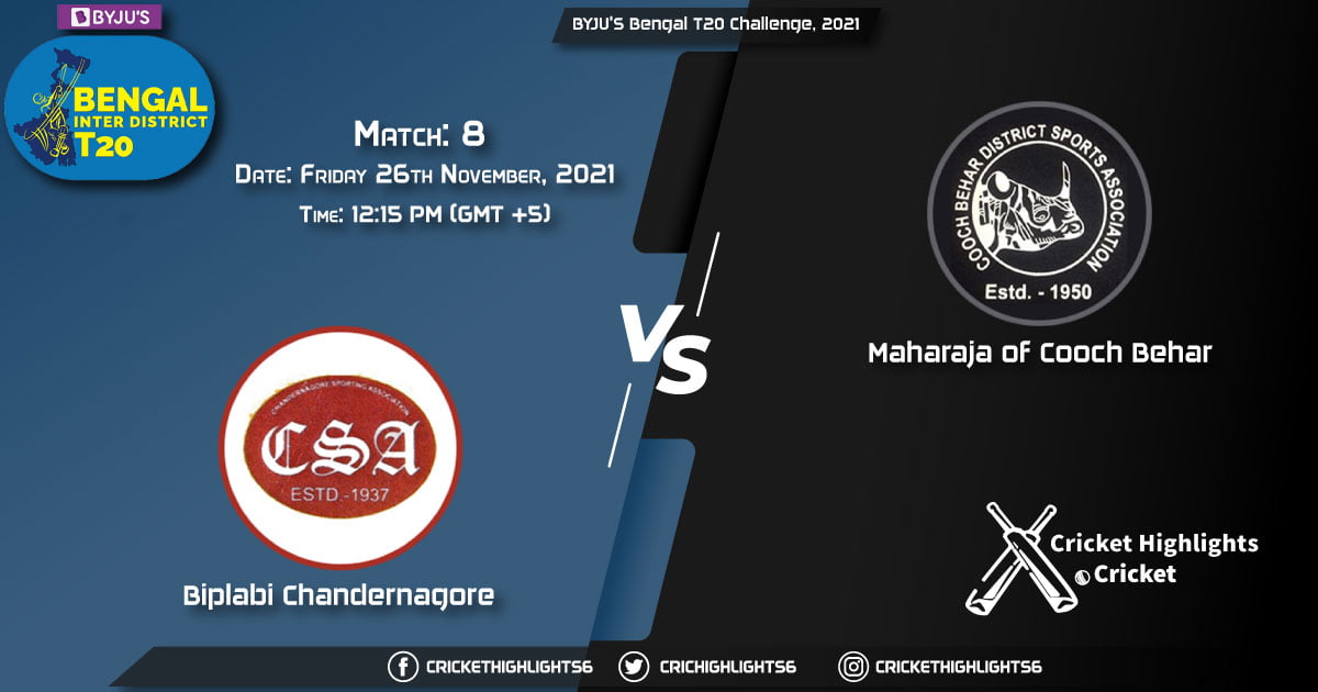 BIC vs MOCB, Live Scorecard, Match 8, November 26, 2021, Live Cricket Score, BYJU'S Bengal T20 Challenge, 2021