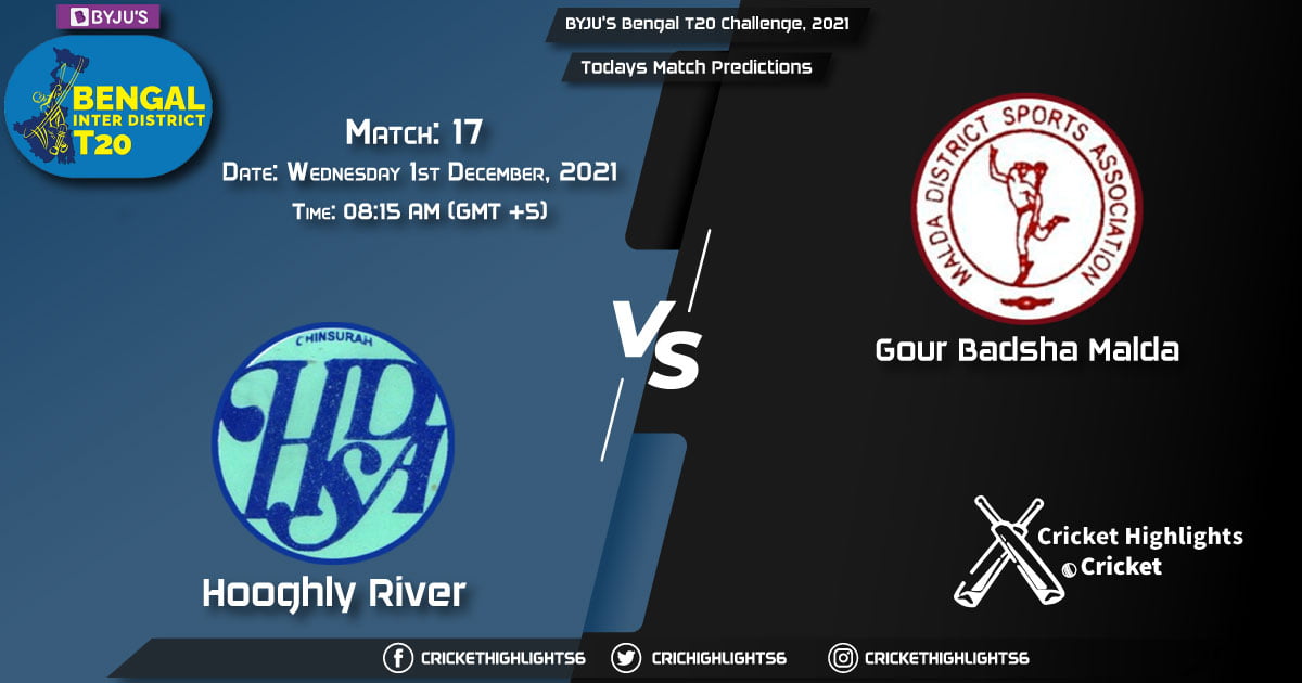BYJU'S Bengal T20 Challenge, 2021, Match 17 HOR vs GBM, Playing 11 & Today's Match Predictions