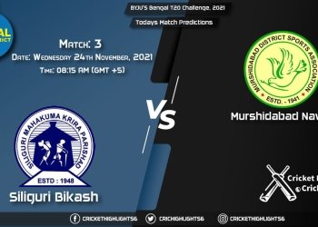BYJU'S Bengal T20 Challenge, 2021, Match 3 SIB vs MUN, Playing 11 & Today's Match Predictions