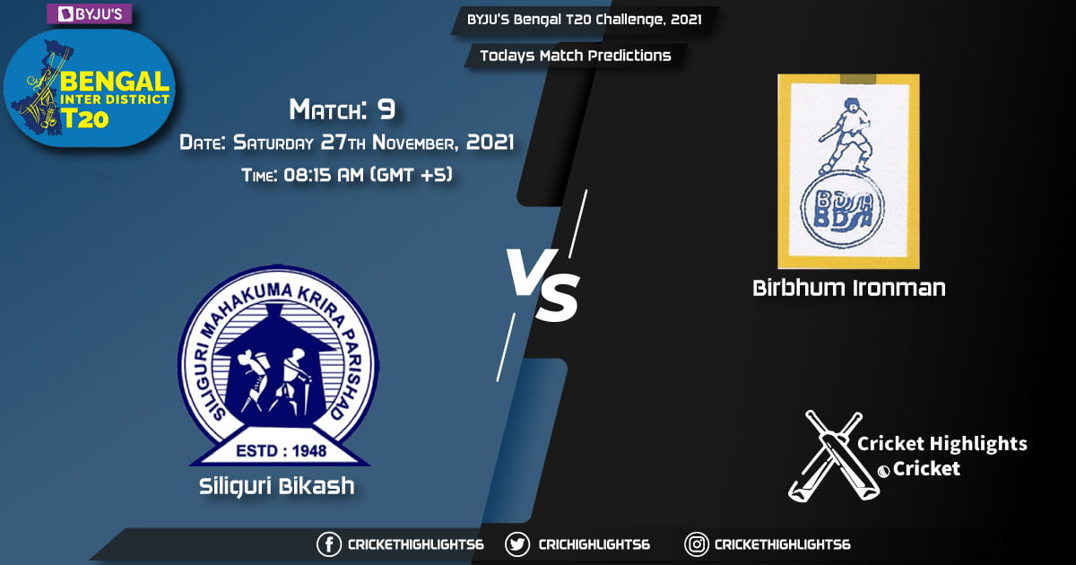 BYJU'S Bengal T20 Challenge, 2021, Match 9 MUN vs BH, Playing 11 & Today's Match Predictions