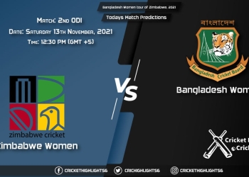 Bangladesh Women tour of Zimbabwe, 2021, Match 2nd ODI ZM-W vs BAN-W, Playing 11 & Today's Match Predictions